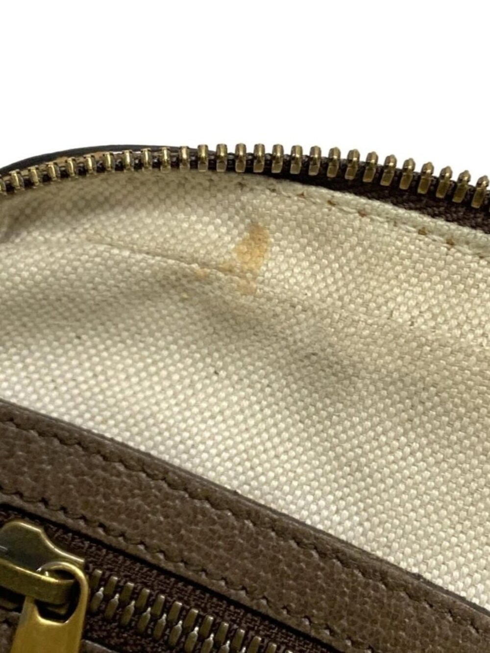 GUCCI Ophidia GG Small Messenger Bag 547926 Beige Ebony Dark Brown PVC Leather - Picture 15 of 16